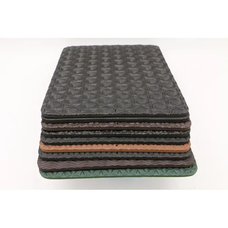 SSD High Elastic Non Slip Waterproof Custom Shape Oem Massage Eva Shoe Sole Material For Shoe Making