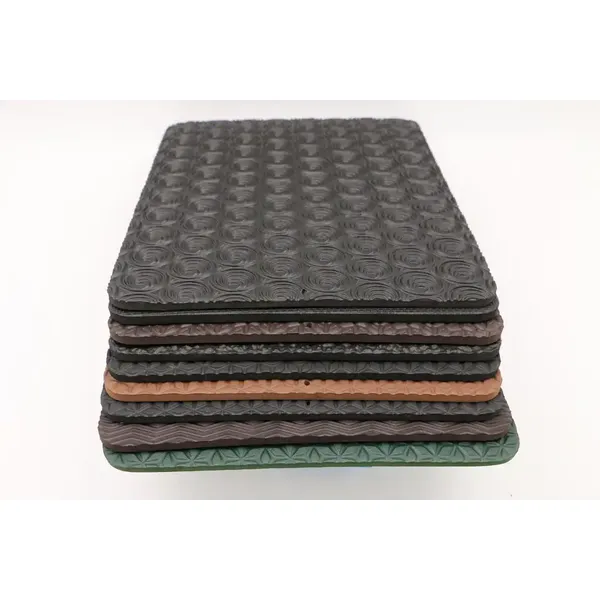 SSD High Elastic Non Slip Waterproof Custom Shape Oem Massage Eva Shoe Sole Material For Shoe Making