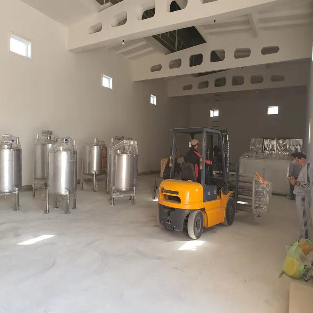 تركيب خط إنتاج حبيبات البن المجفف بالتجميد الفوري في تركمانستا