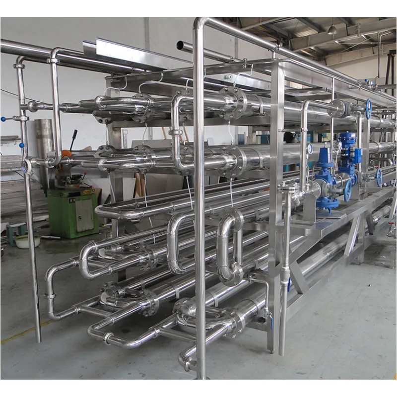 máquina de esterilización de tubos, esterilizador tubular, esterilización uht