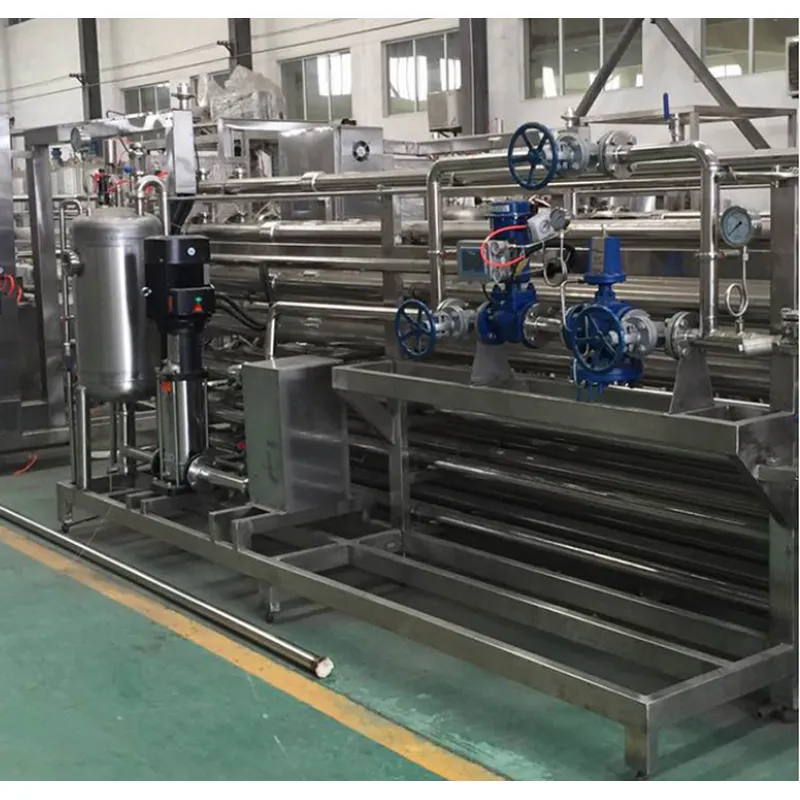 máquina de esterilización de tubos, esterilizador tubular, esterilización uht