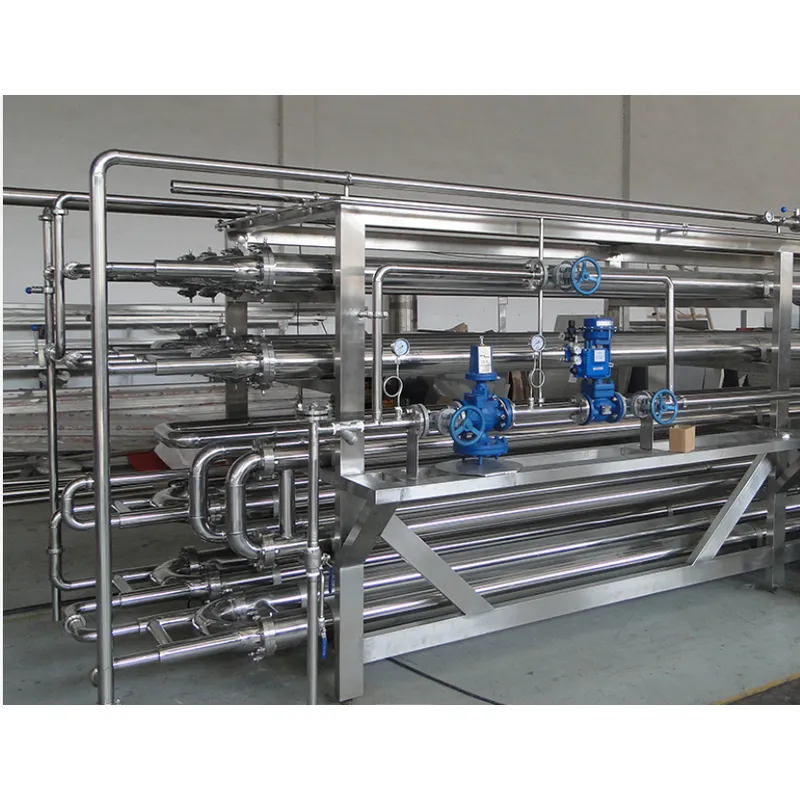 máquina de esterilización de tubos, esterilizador tubular, esterilización uht