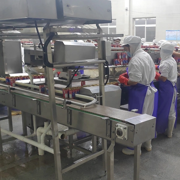 خط تجهيز الأسماك المعلبة ، آلة صنع الأسماك المعلبة