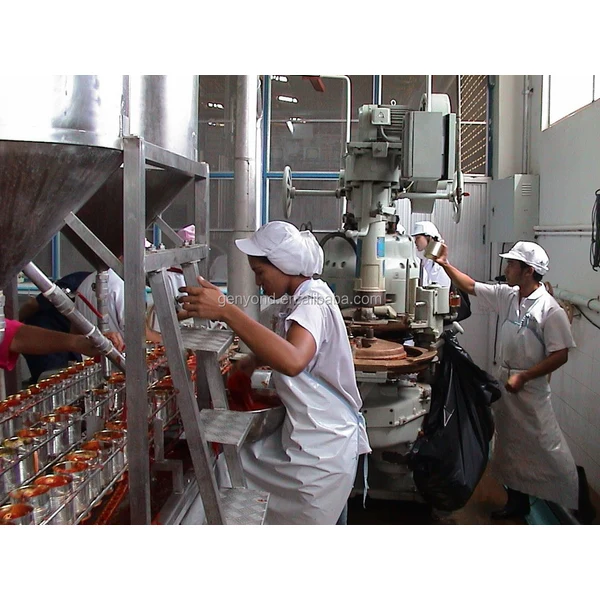 خط تجهيز الأسماك المعلبة ، آلة صنع الأسماك المعلبة