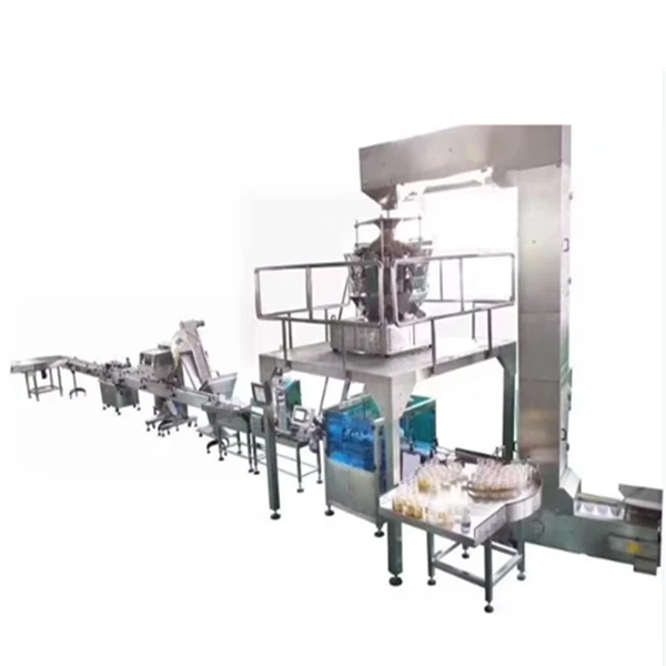 powder tin can filling sealing capping machine,candy bottle packer