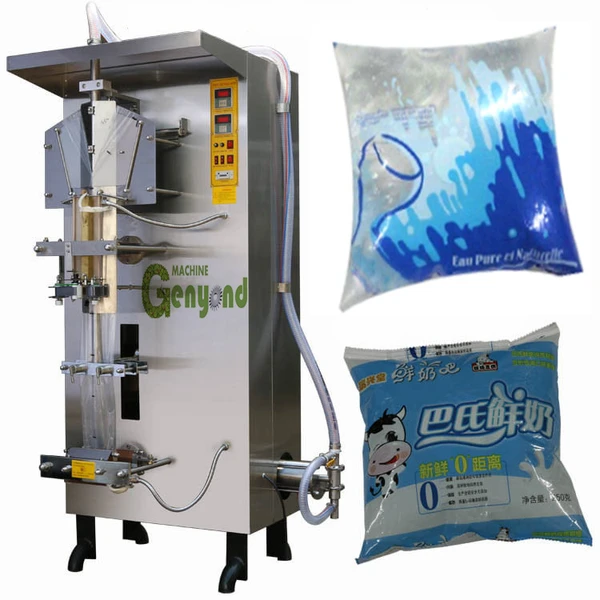 машина для наполнения жидких пакетов, машина для упаковки воды и молока