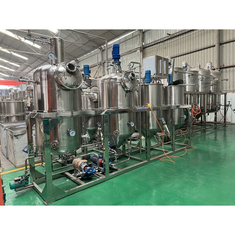 машина для рафинации пищевого масла