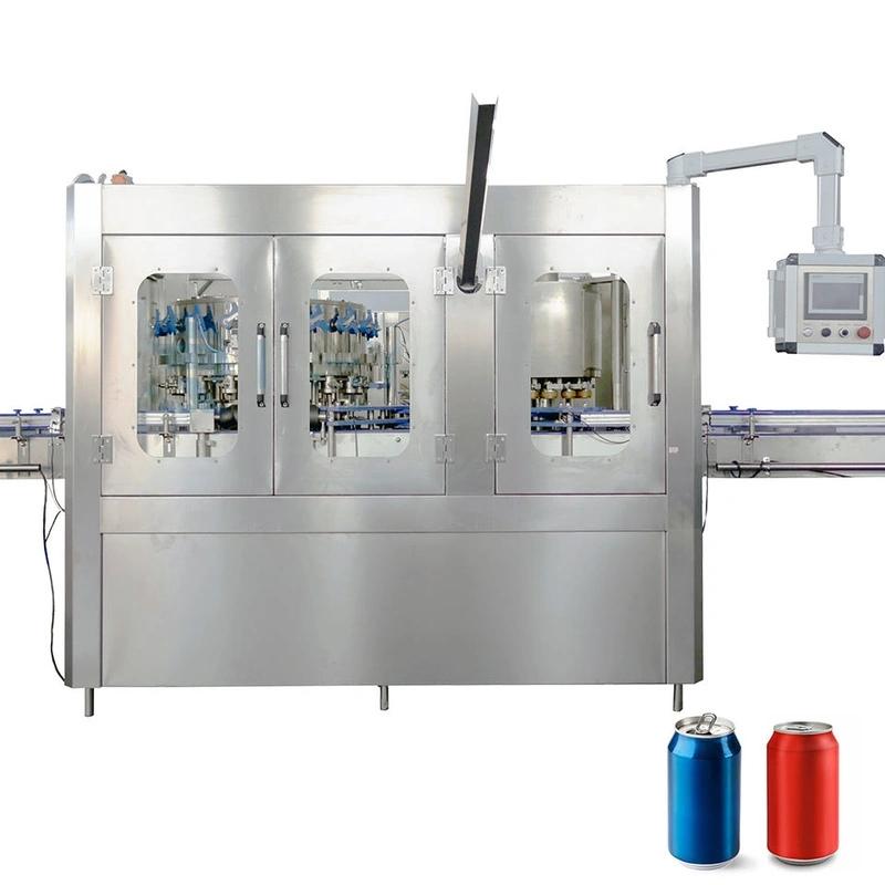 pop can filling sealing machine
