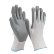 glove nitrile green long cuff cleaning，	aksel work glove，	m-pact 