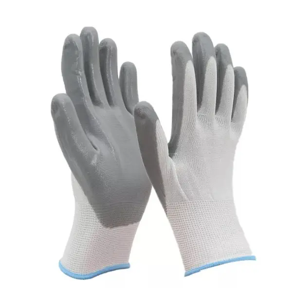 glove nitrile green long cuff cleaning，	aksel work glove，	m-pact 