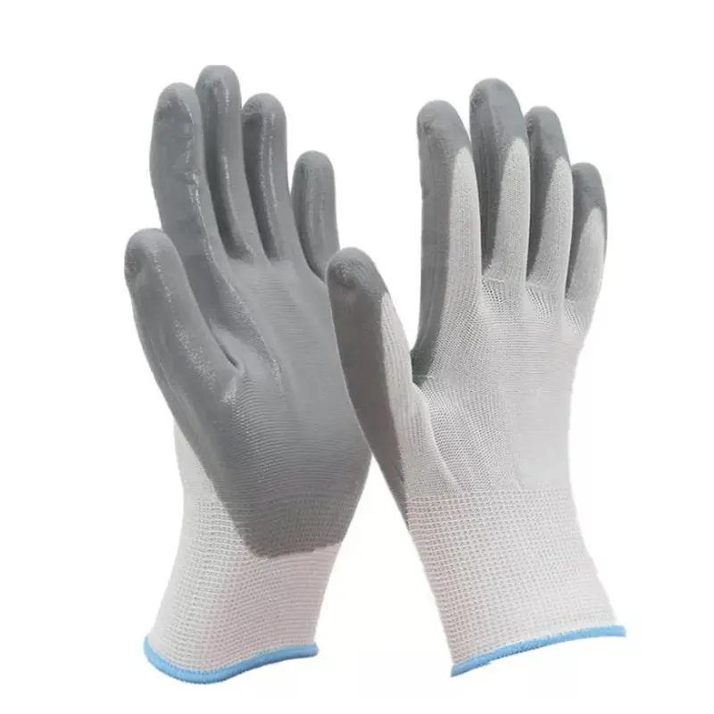glove nitrile green long cuff cleaning，	aksel work glove，	m-pact 