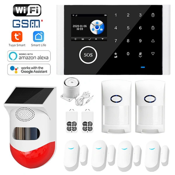 WIFI/GSM/GPRS home alarm system