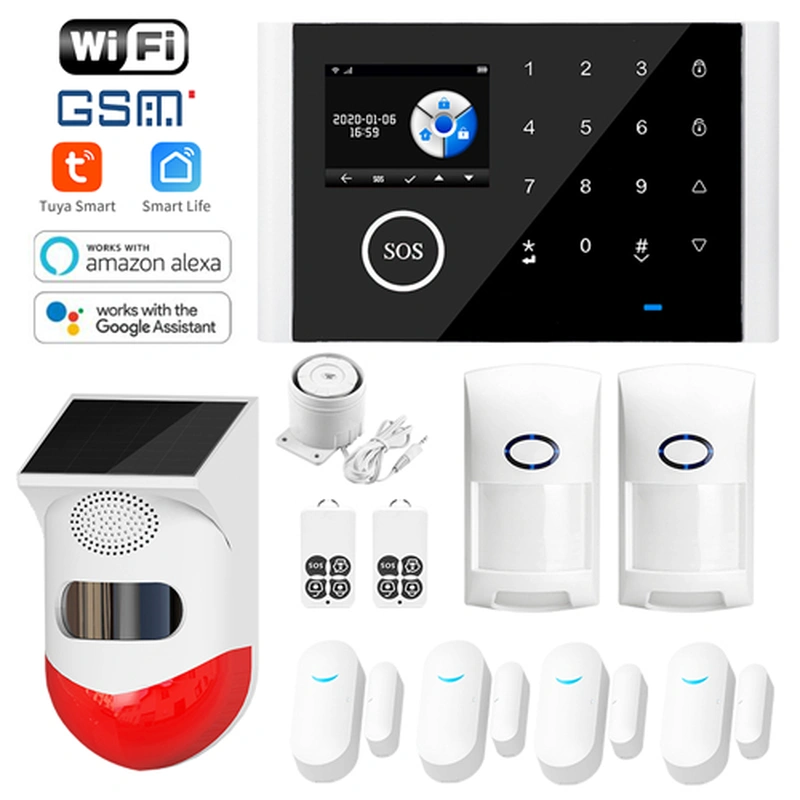 WIFI/GSM/GPRS home alarm system