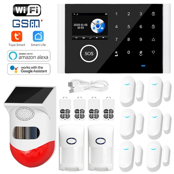 WIFI/GSM/GPRS home alarm system
