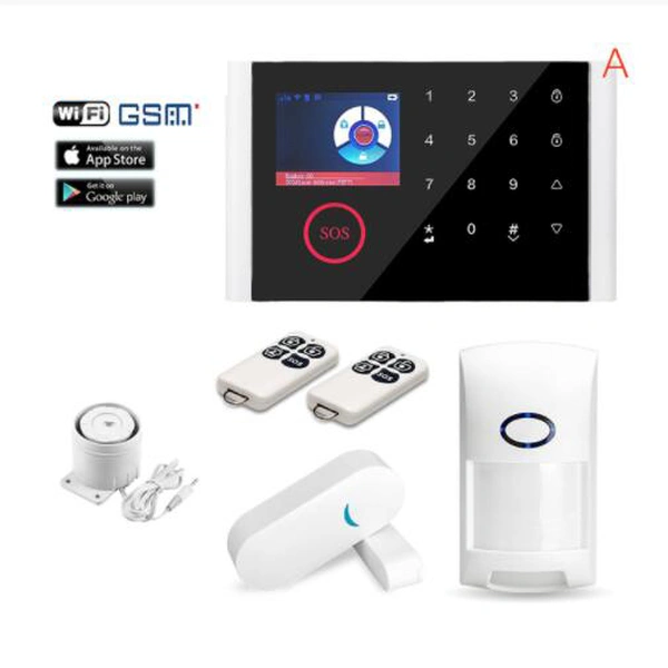WIFI/GSM/GPRS home alarm system