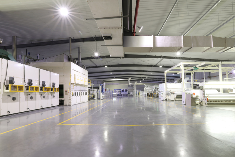 Spunlace non woven Production