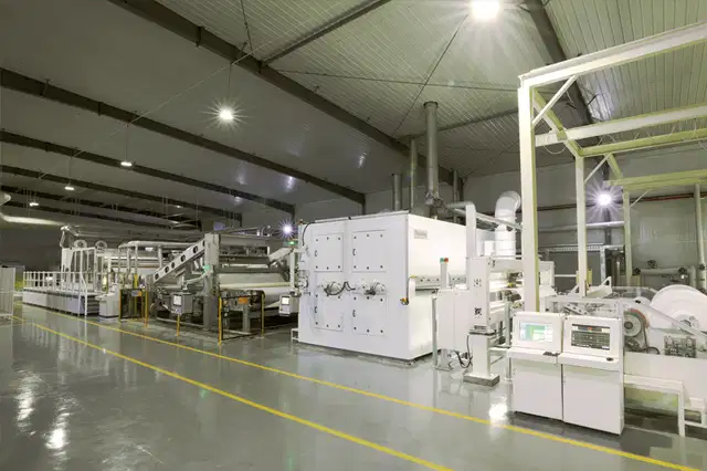 Spunlace non woven Production