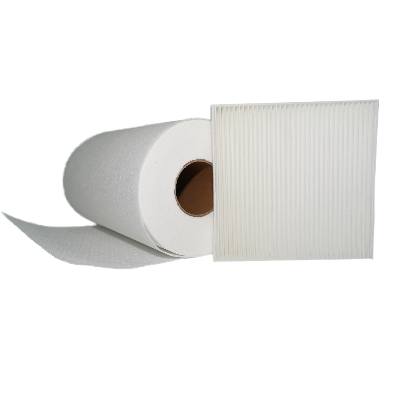 Filter media, meltblown, composite materials, spun bond non woven, PP spun bond non woven, PET non woven, needle punch, thermal bond, felt, acoustic panel, stitch bond, spunlace, chemical bond, ultrasonic composite, hot melt adhesive compound, etc.  