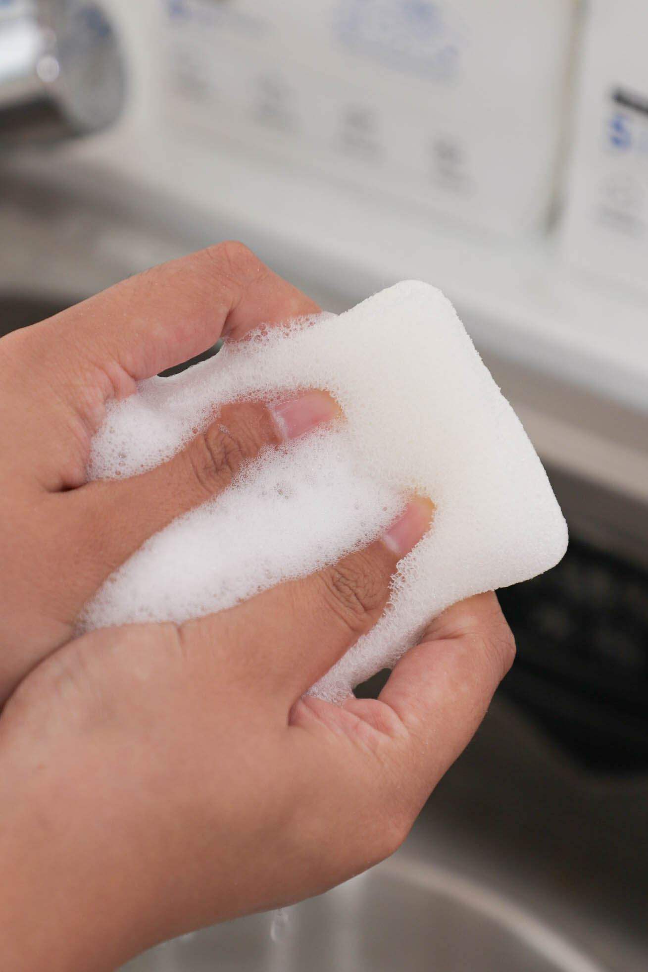 Three Layers Of Dish Brushes 