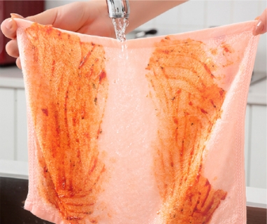 Wood Fiber Degreasing Rag