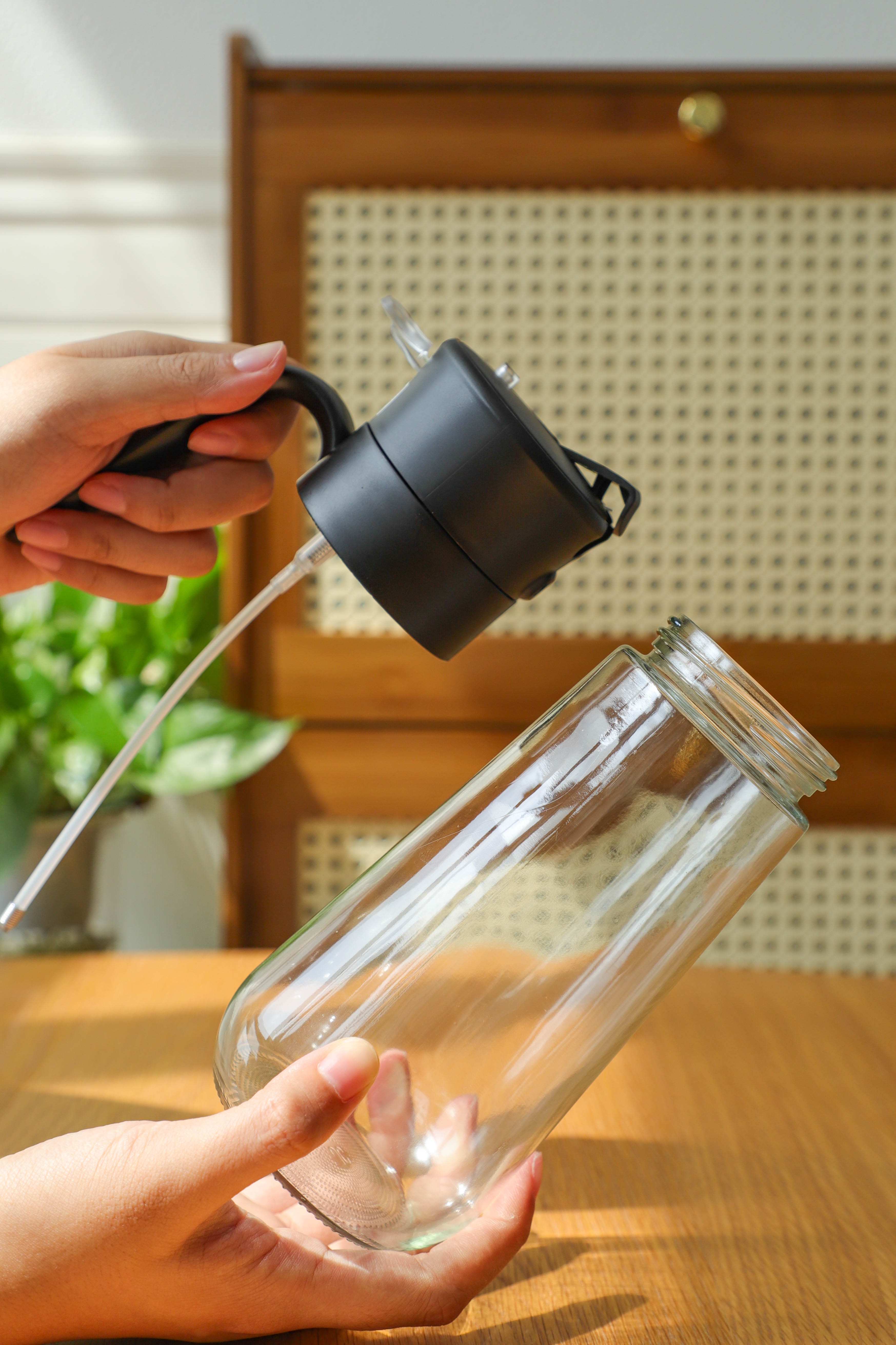 2-In-1 Oil Dispenser&Spray Bottle 