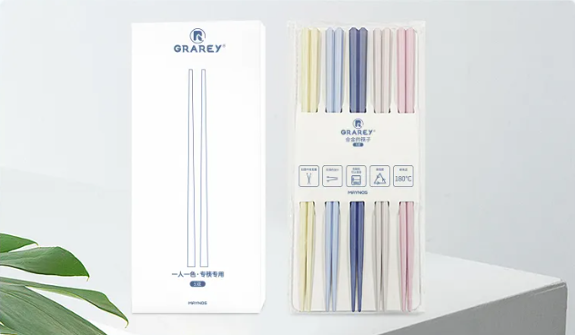 Japanese-Style Antibacterial Composite Chopsticks