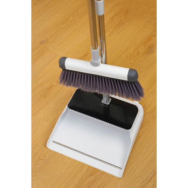 Retractable Broom & Dustpan Combo