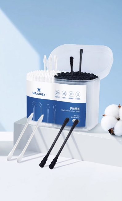 Multi-effect cotton swab