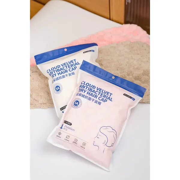 Cloud Velvet Antibacterial Dry Hair Cap
