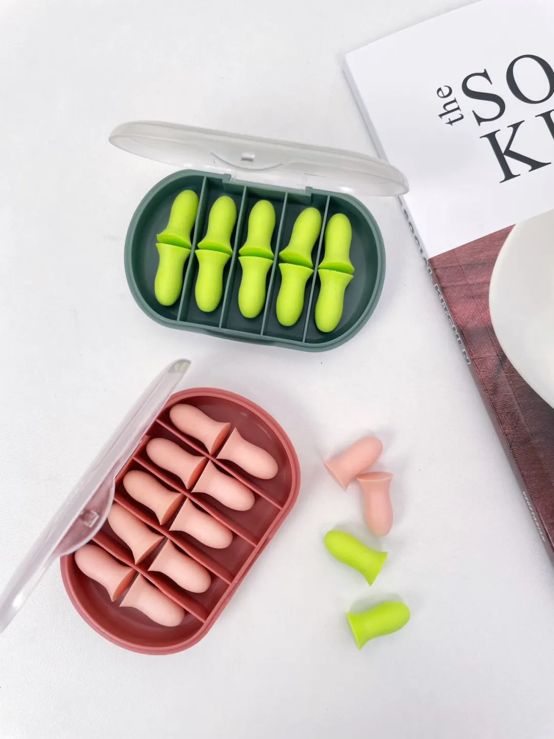 Noise Proof Earplugs+Capsule Portable Box