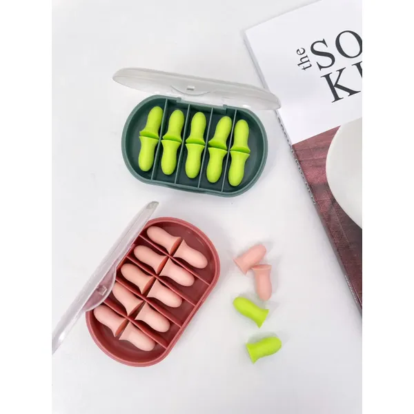 Noise Proof Earplugs+Capsule Portable Box