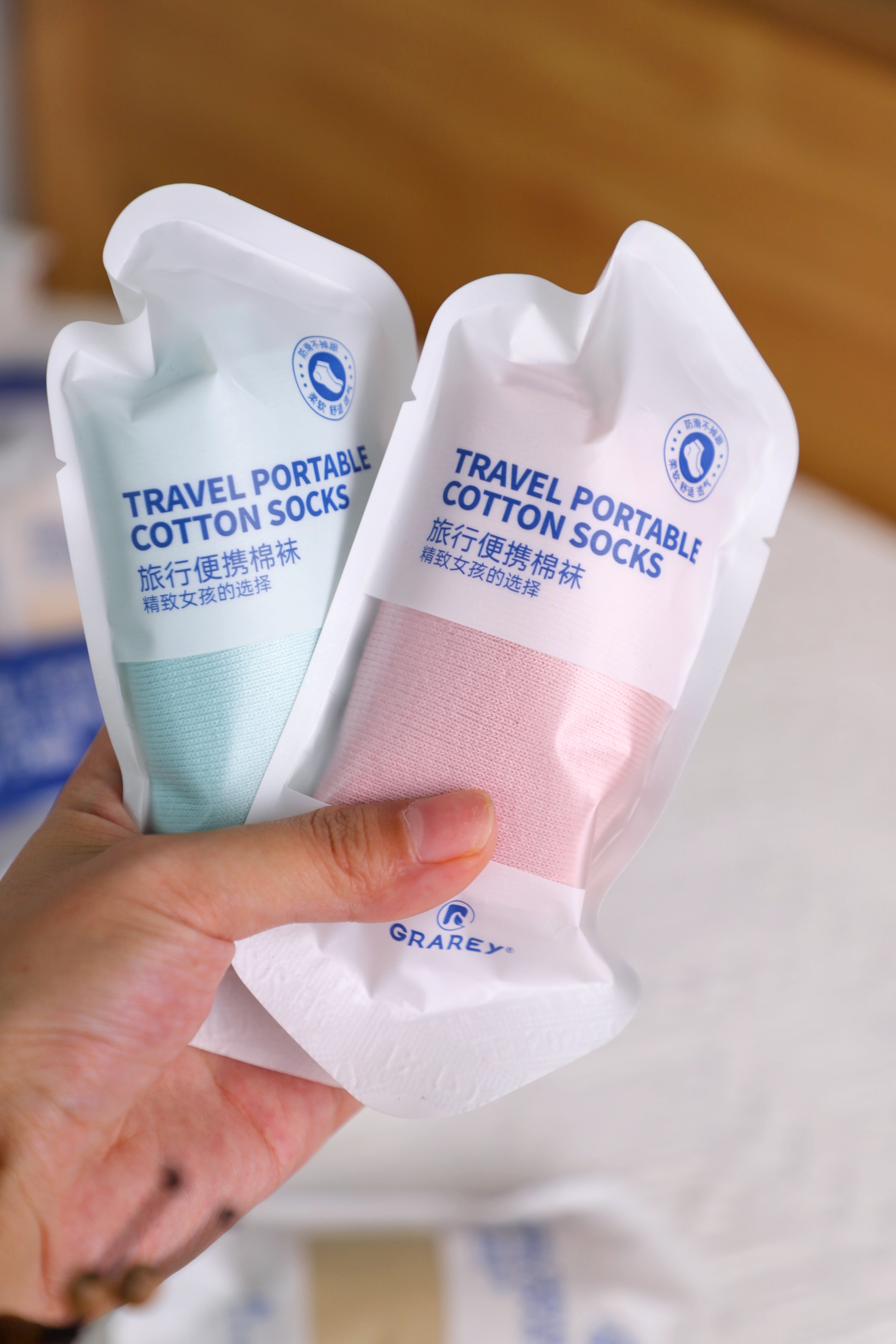 Travel Portable Cotton Socks  