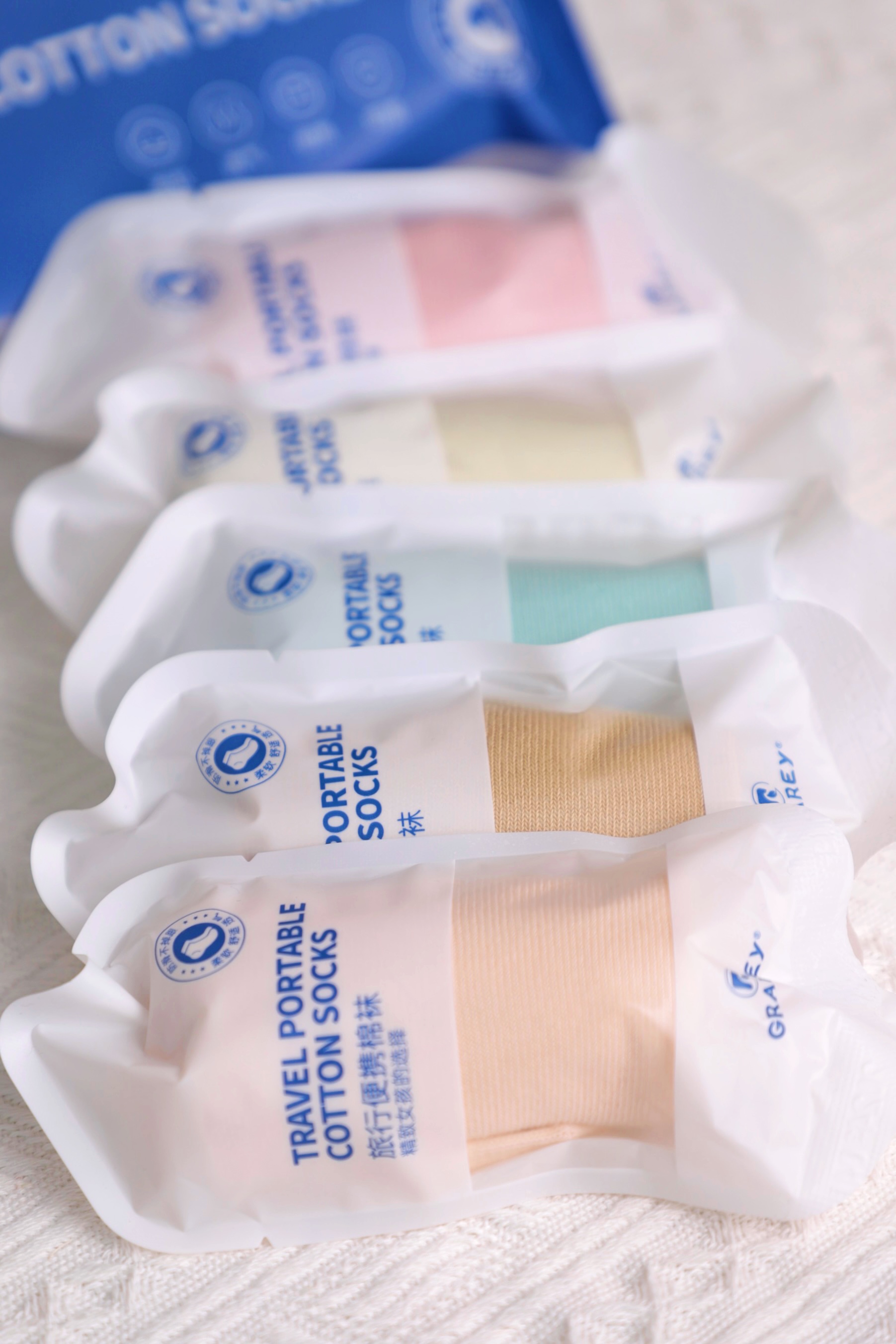 Travel Portable Cotton Socks  