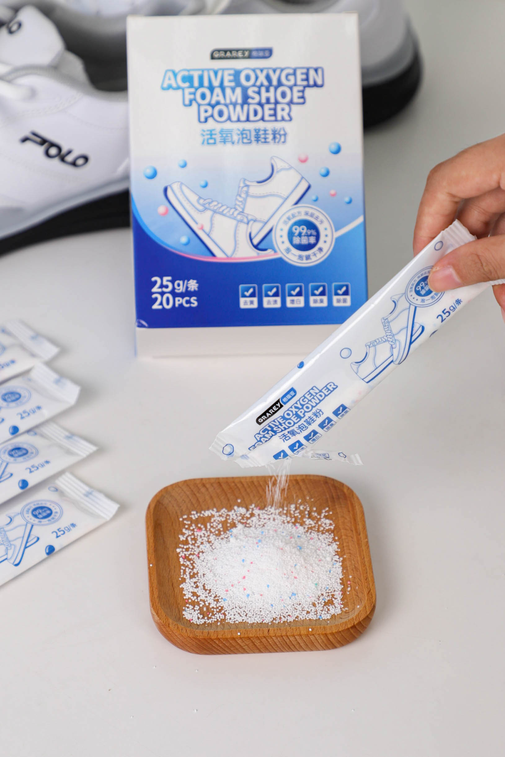 Active Oxygen Foam Shoe Powder