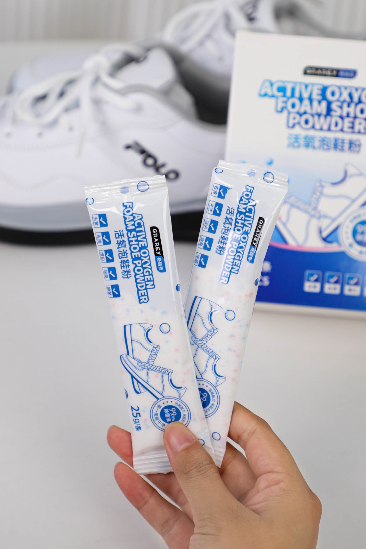 Active Oxygen Foam Shoe Powder