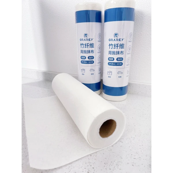 Bamboo Fiber Weekly Disposable Wipe  