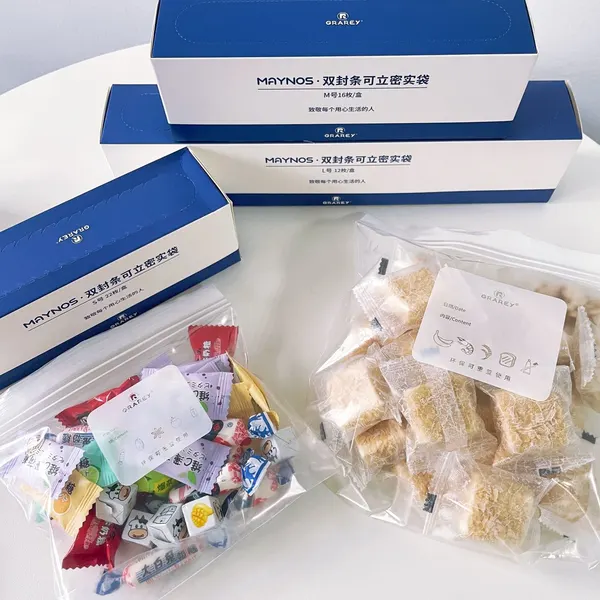 Double Seal Stand-Up Compact Bags