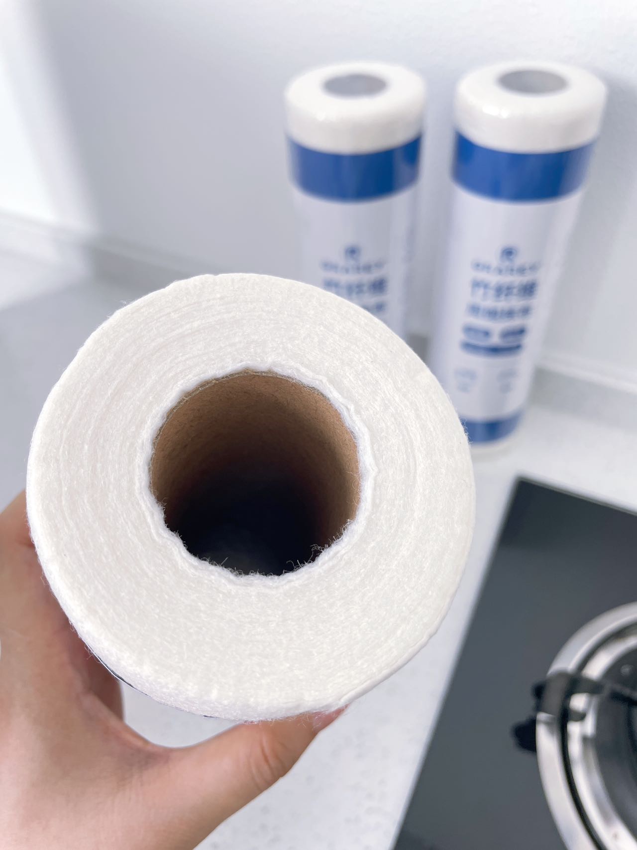 Wood Fiber Degreasing Rag