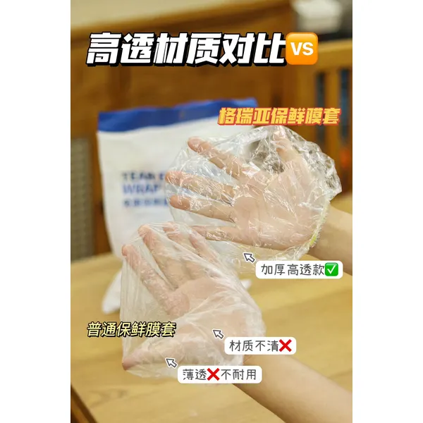 Tear-free Plastic Wrap Cover
