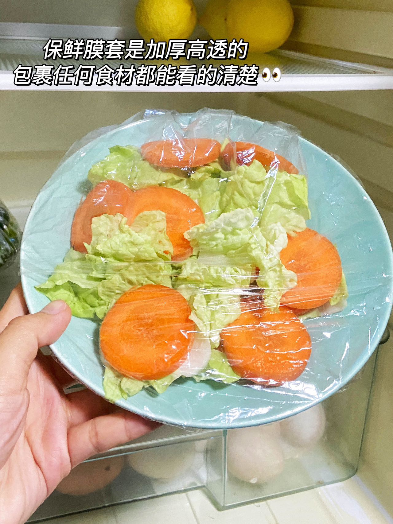 Tear-free Plastic Wrap Cover