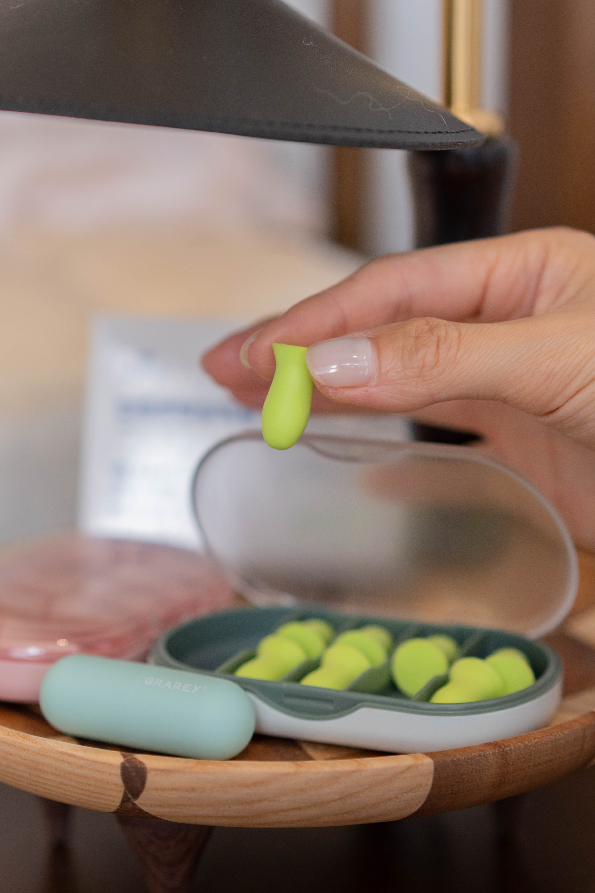 Noise Proof Earplugs+Capsule Portable Box