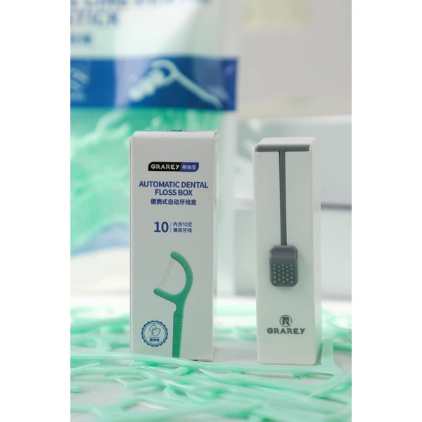 Double Line Dental Floss Stick   