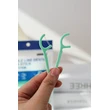 Double Line Dental Floss Stick   