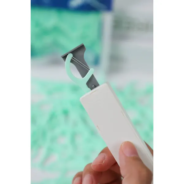 Double Line Dental Floss Stick   