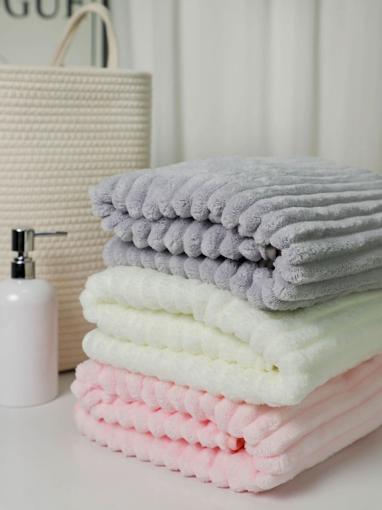 3D Antibacterial Bath Towel  