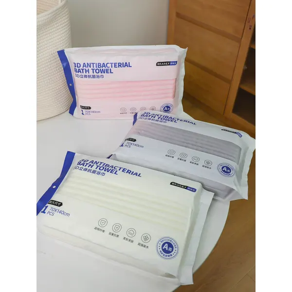 3D Antibacterial Bath Towel  