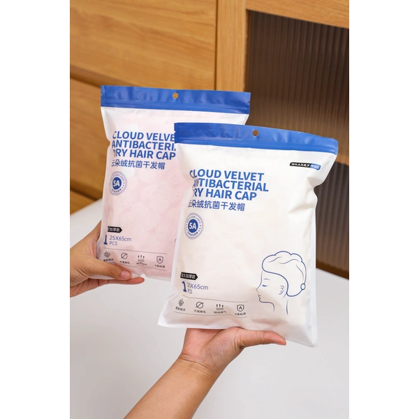 Cloud Velvet Antibacterial Dry Hair Cap