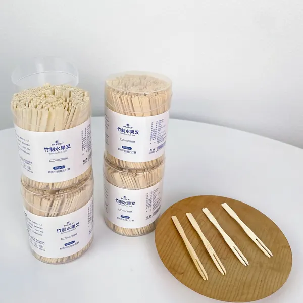 Bamboo Fruit Fork