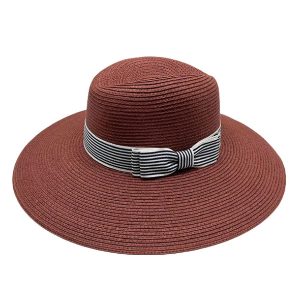 Women Wide Brim Straw Hat Beach Cap