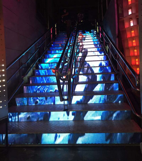 P3.91 Full Color LED Floor Tile Screen in Bangkok, Thailand